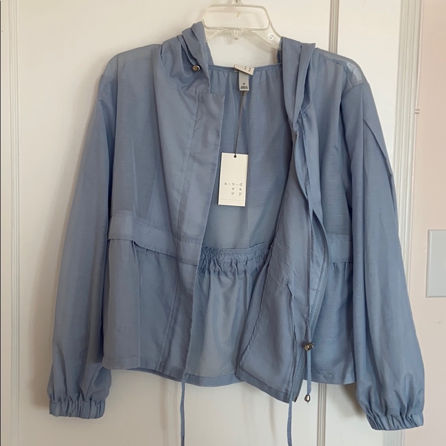 Light Blue Translucent Jacket